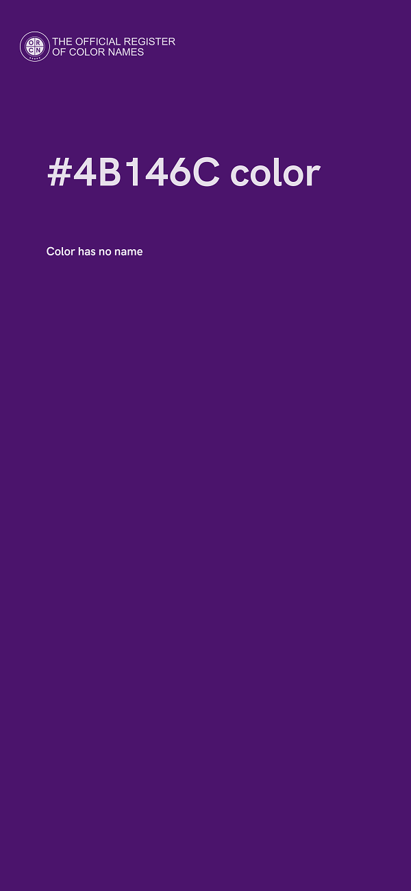 #4B146C color image