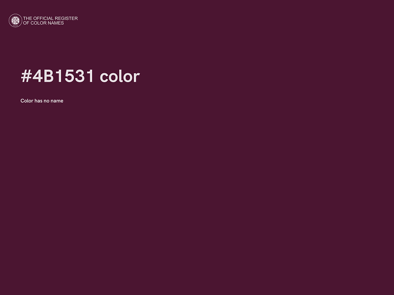 #4B1531 color image