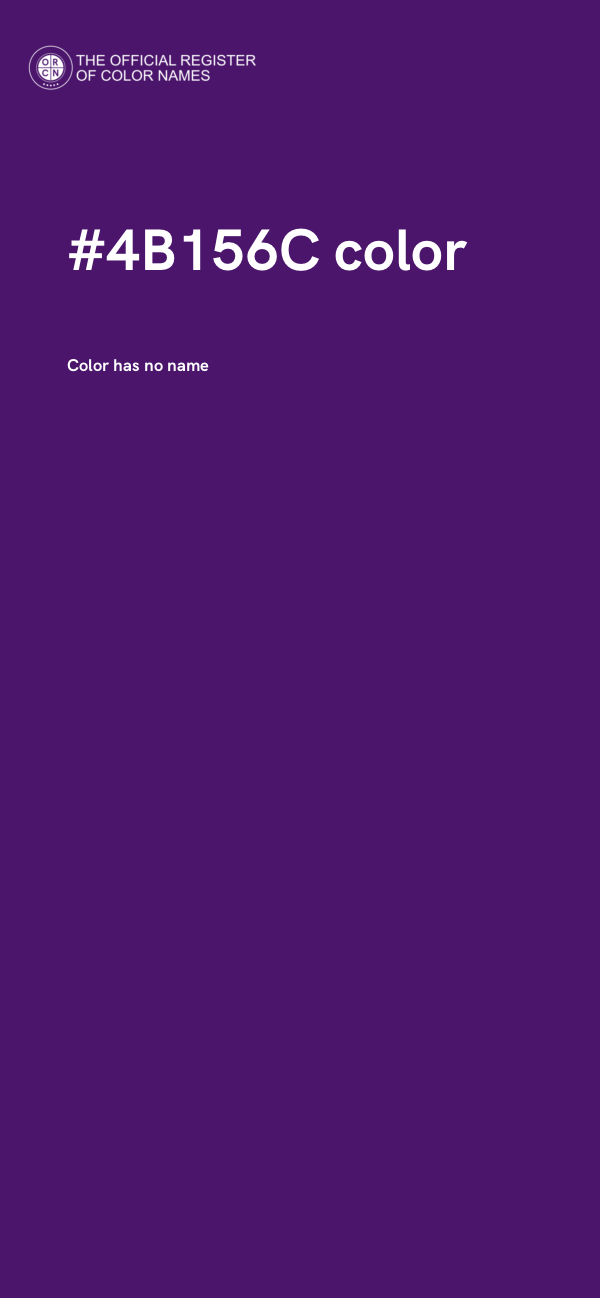 #4B156C color image