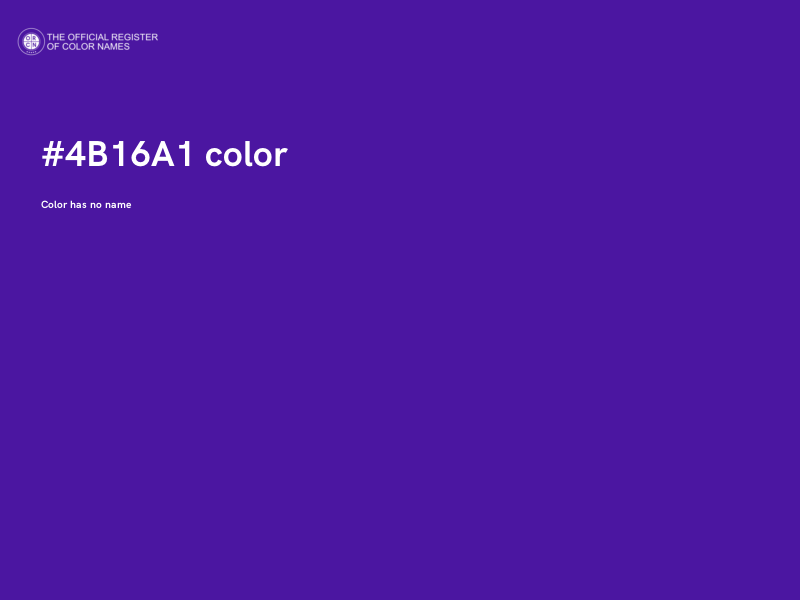 #4B16A1 color image