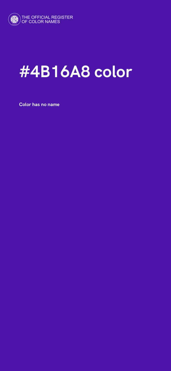 #4B16A8 color image
