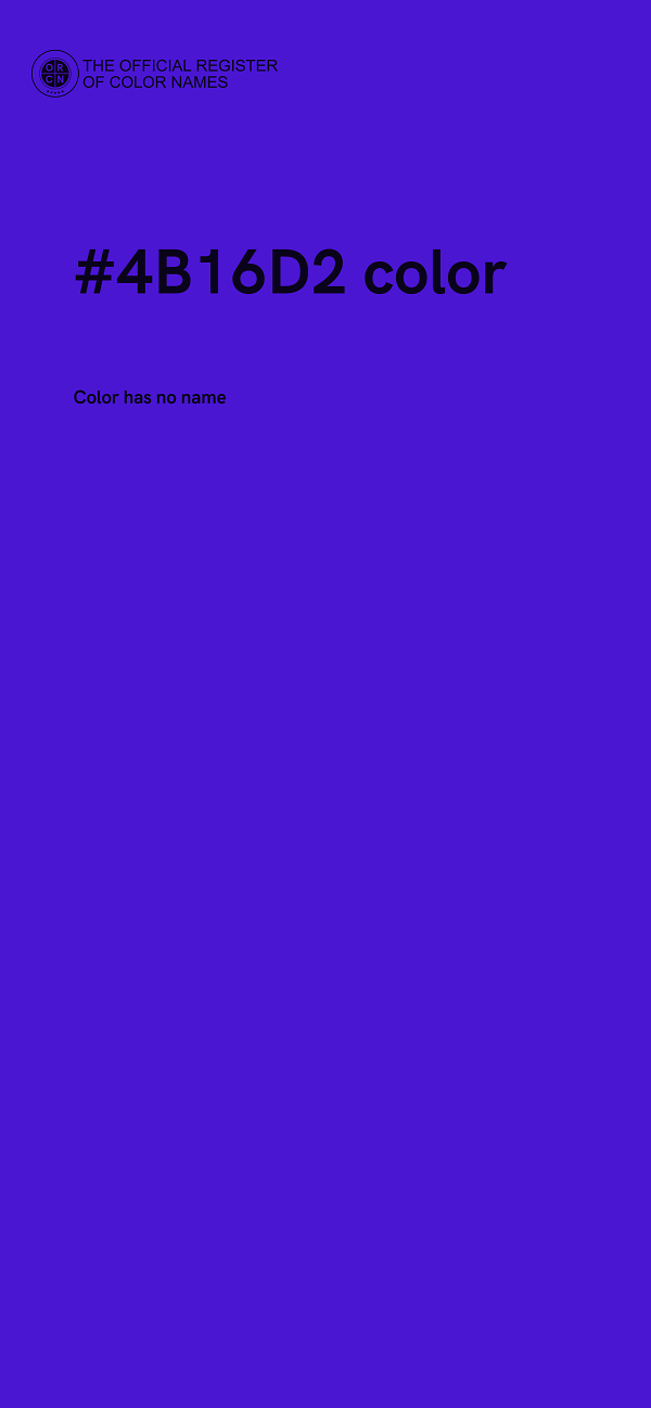 #4B16D2 color image