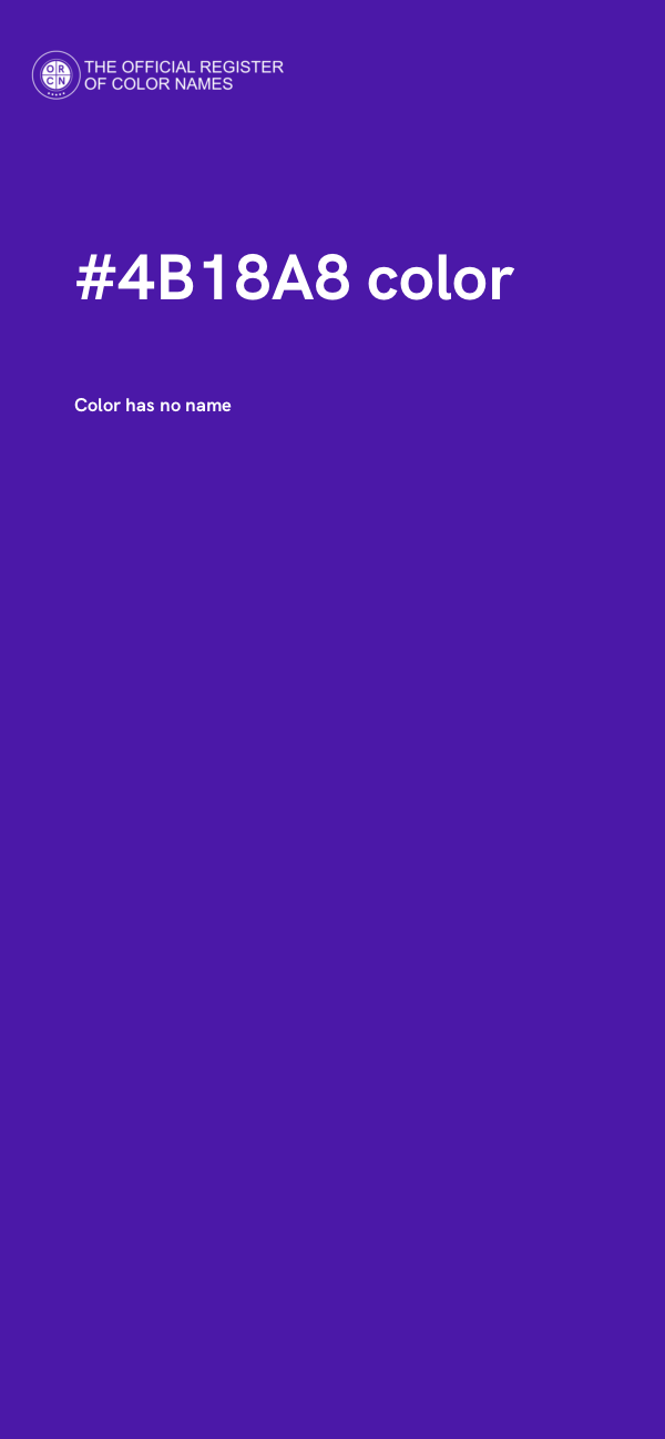 #4B18A8 color image