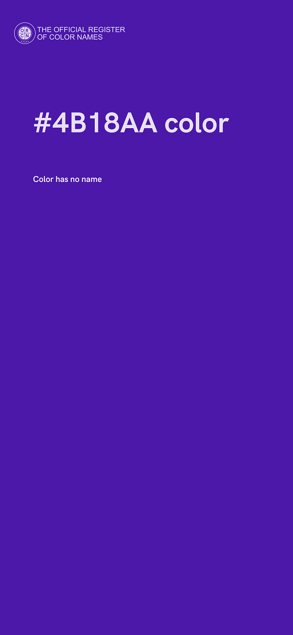 #4B18AA color image