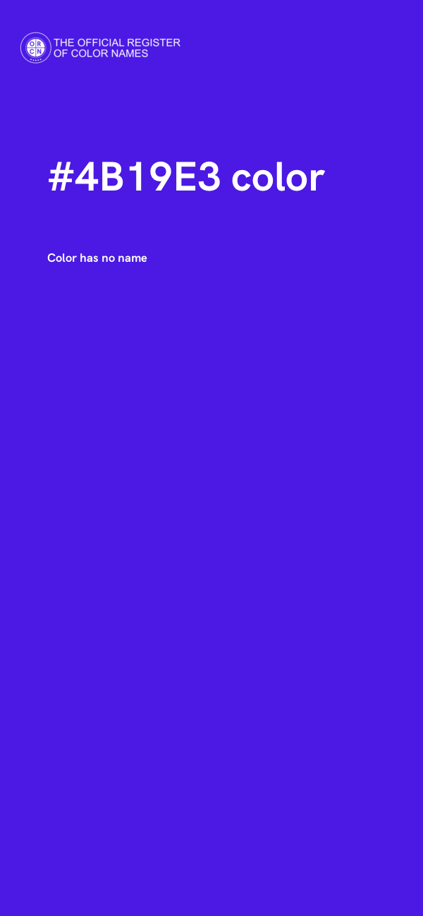 #4B19E3 color image