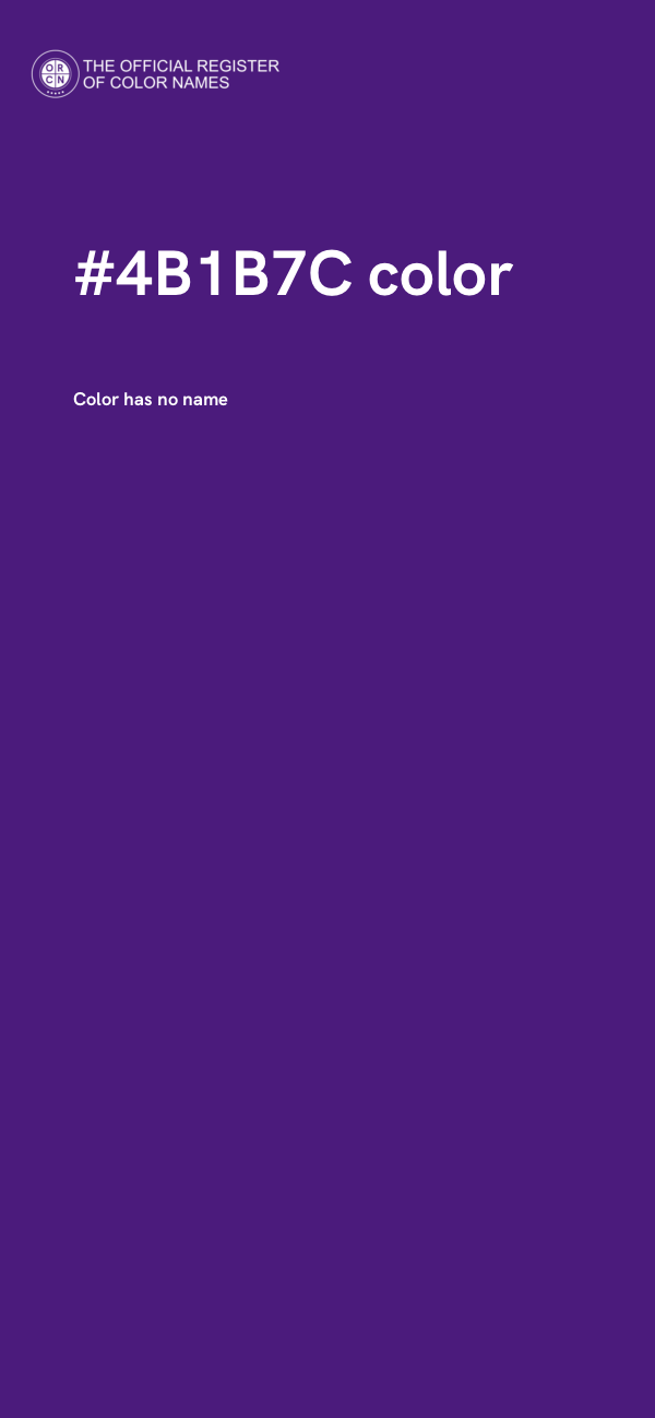 #4B1B7C color image