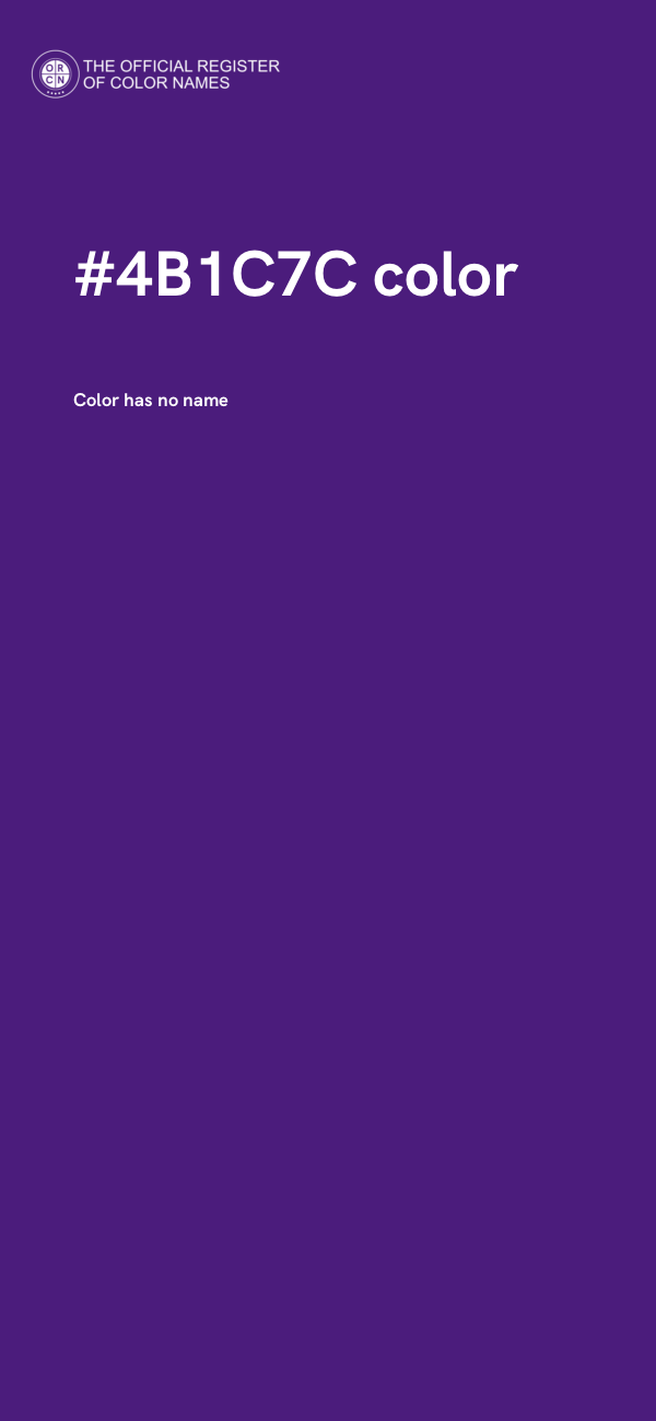 #4B1C7C color image