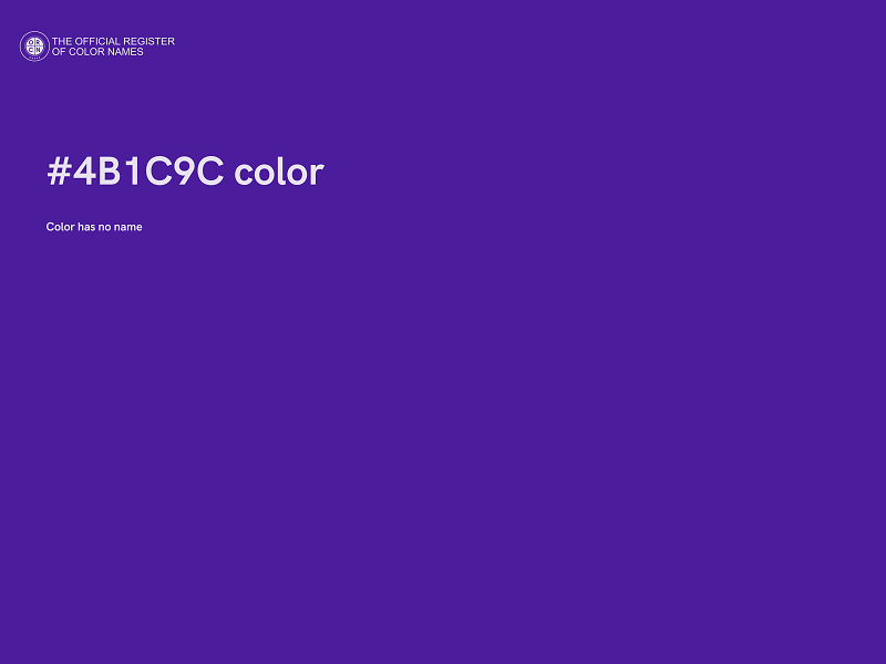 #4B1C9C color image