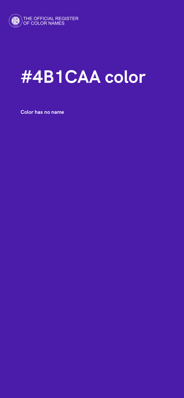 #4B1CAA color image