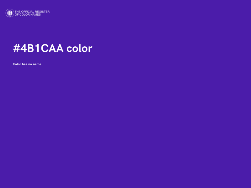 #4B1CAA color image