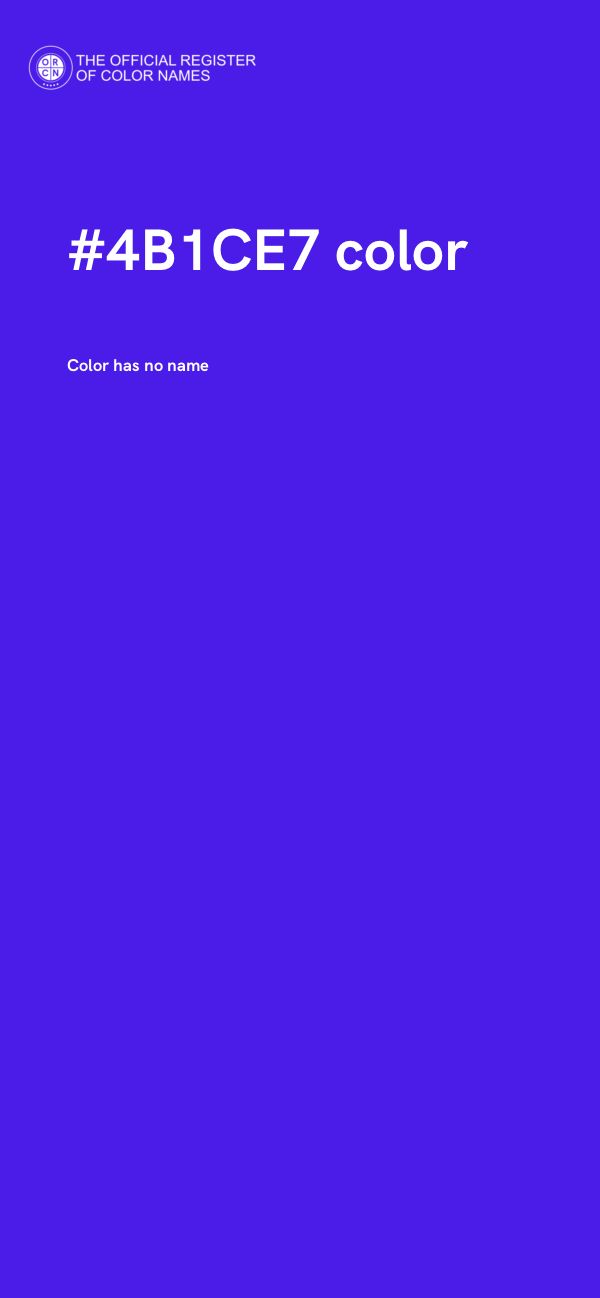 #4B1CE7 color image