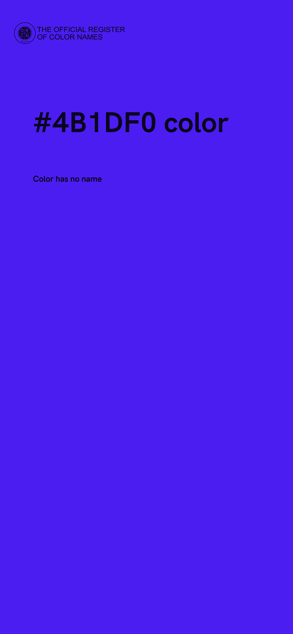 #4B1DF0 color image