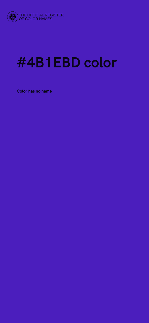 #4B1EBD color image