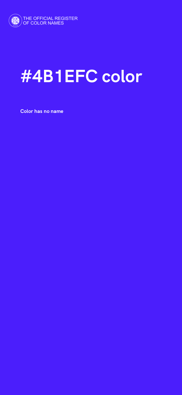 #4B1EFC color image