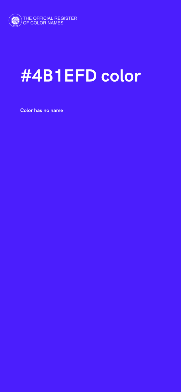 #4B1EFD color image