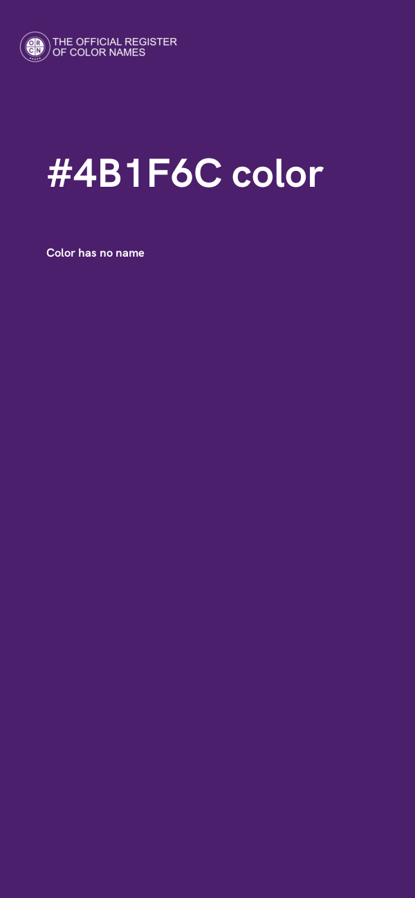 #4B1F6C color image