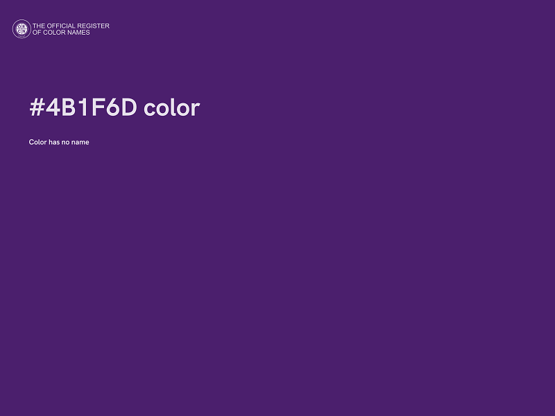 #4B1F6D color image