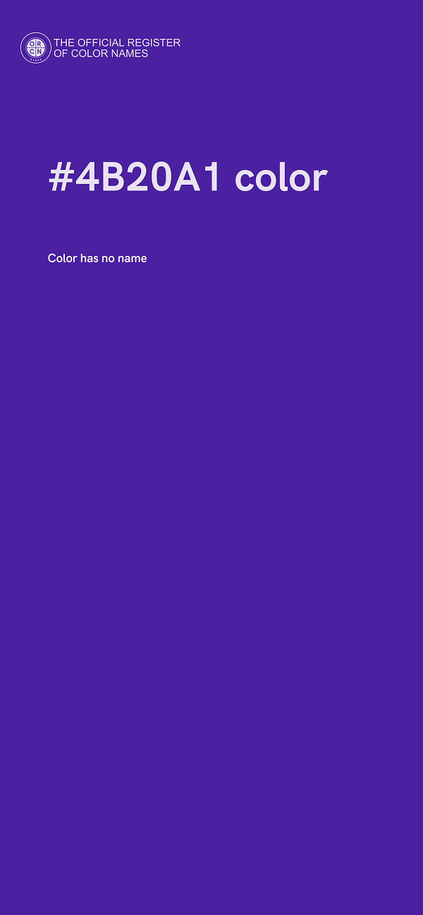 #4B20A1 color image