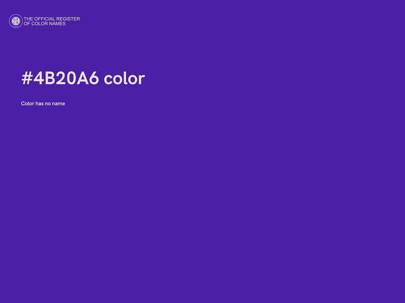 #4B20A6 color image