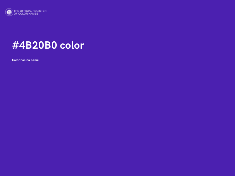 #4B20B0 color image