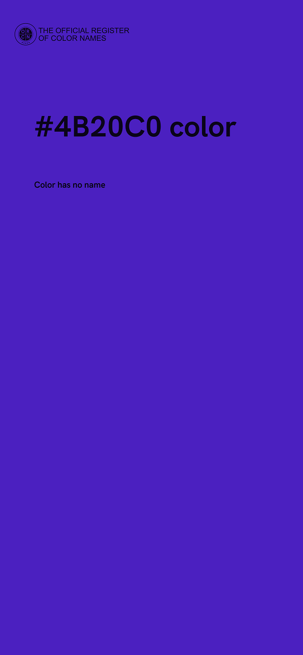 #4B20C0 color image