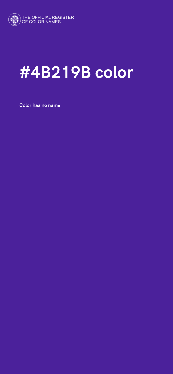 #4B219B color image