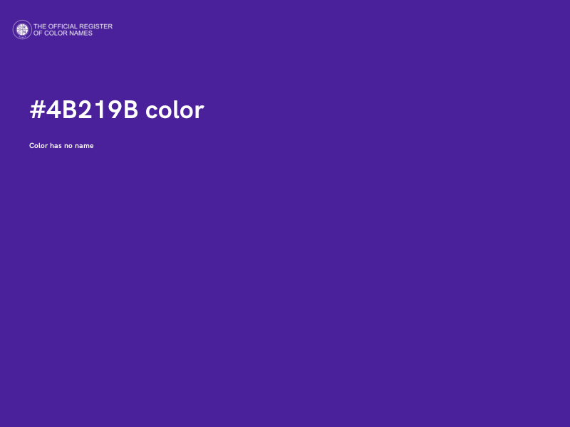 #4B219B color image