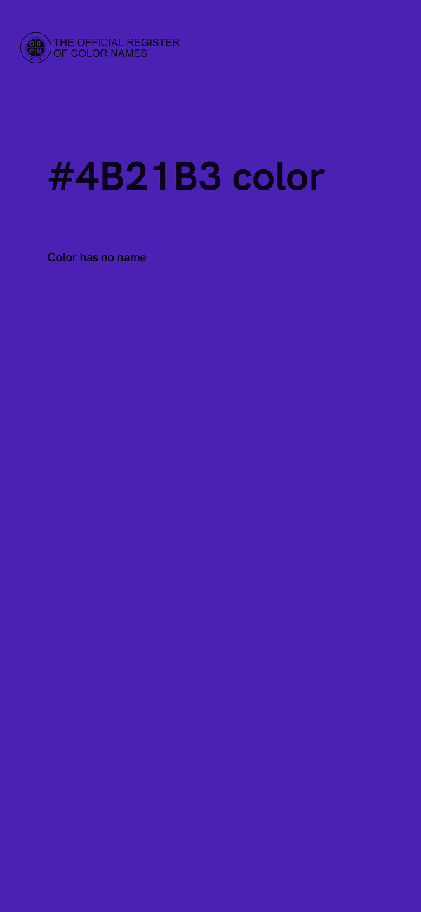 #4B21B3 color image
