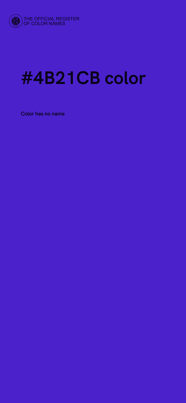 #4B21CB color image