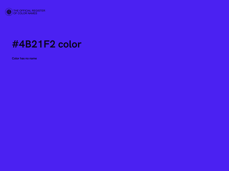 #4B21F2 color image