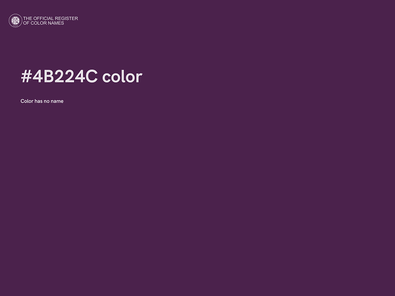 #4B224C color image