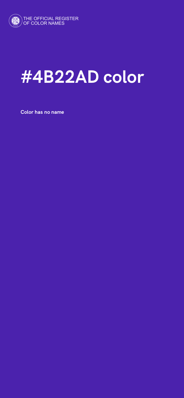 #4B22AD color image