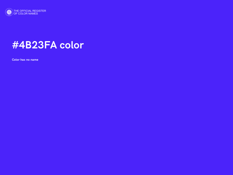 #4B23FA color image