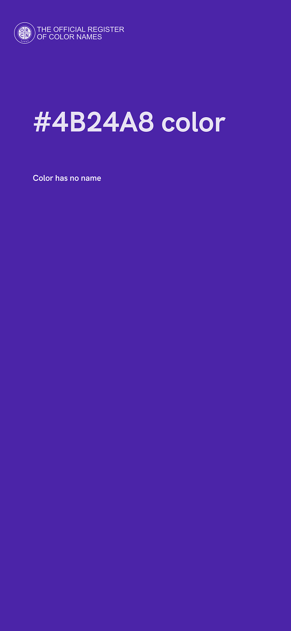 #4B24A8 color image