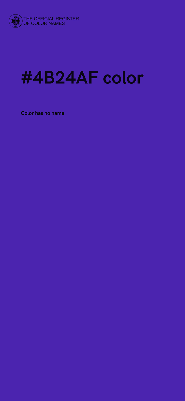 #4B24AF color image