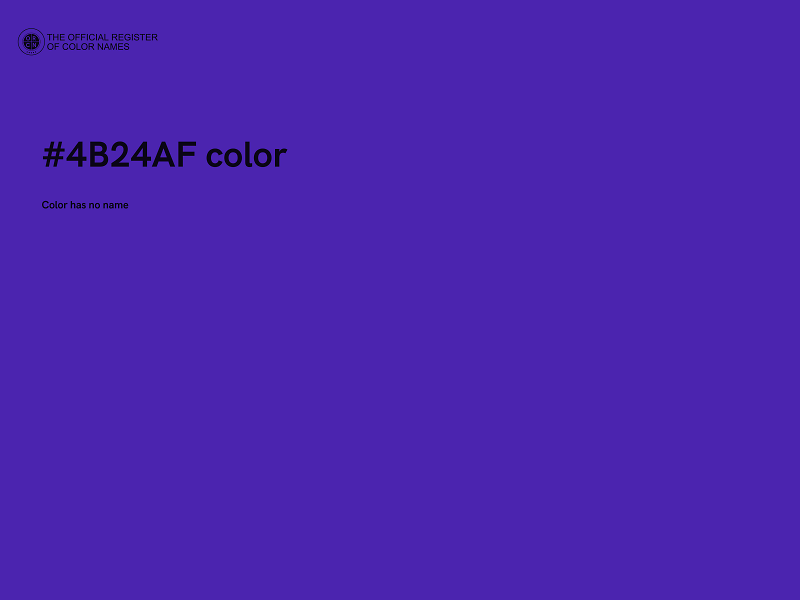#4B24AF color image