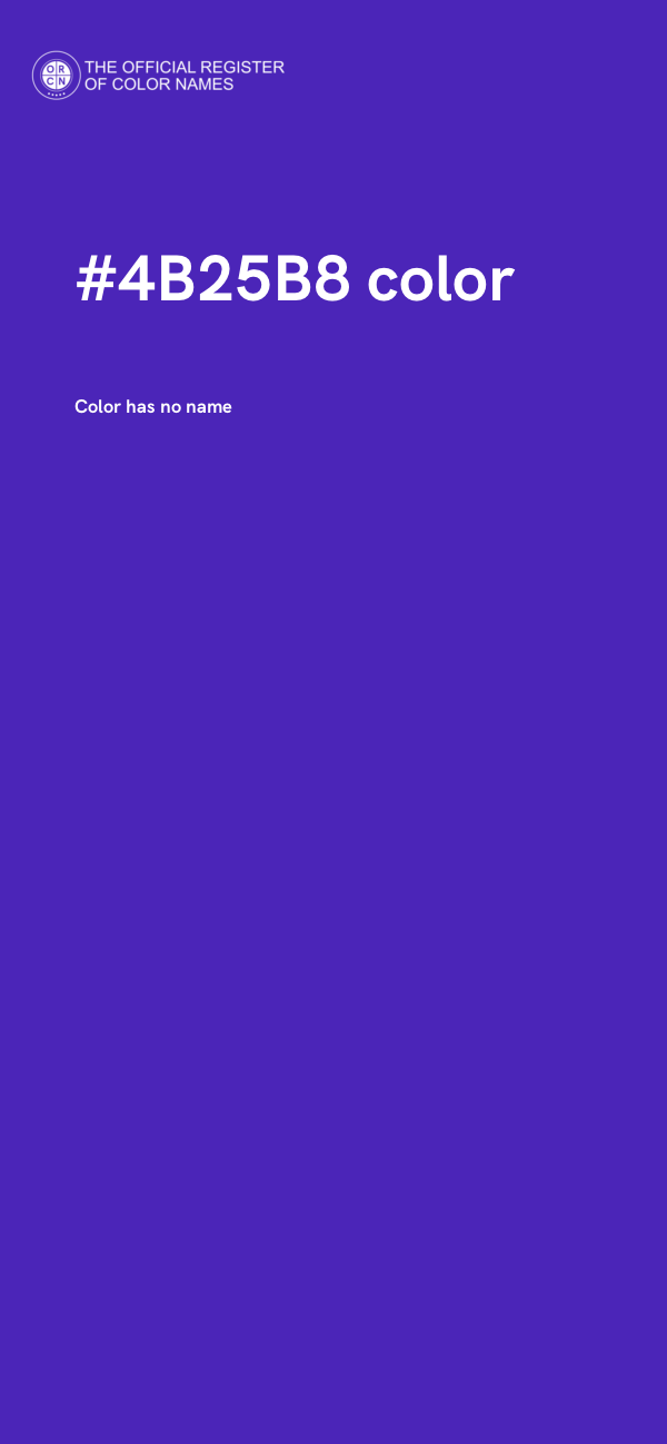 #4B25B8 color image