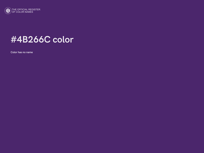 #4B266C color image