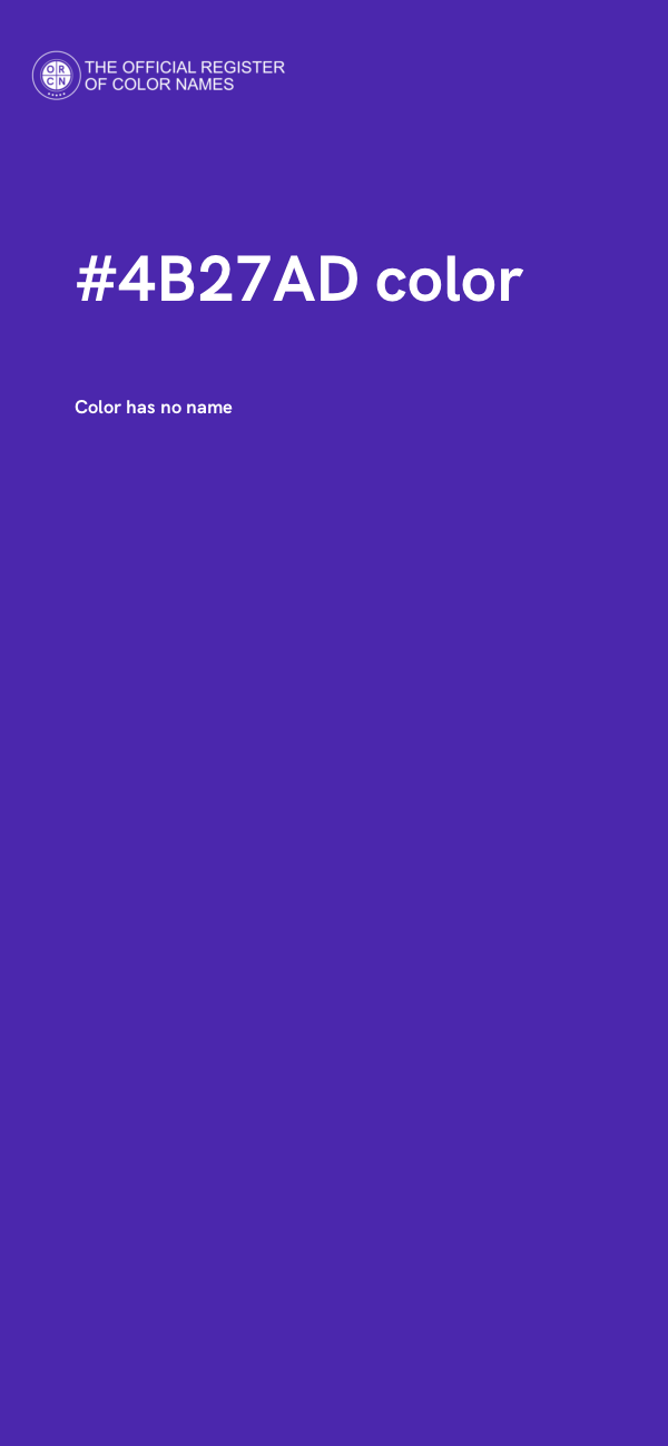 #4B27AD color image