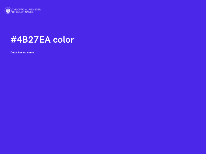 #4B27EA color image