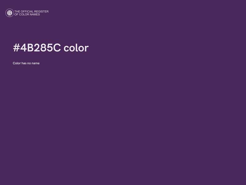 #4B285C color image
