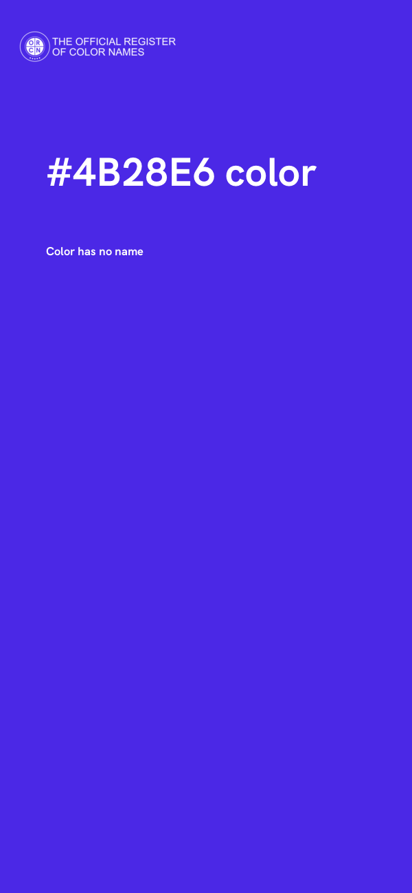 #4B28E6 color image