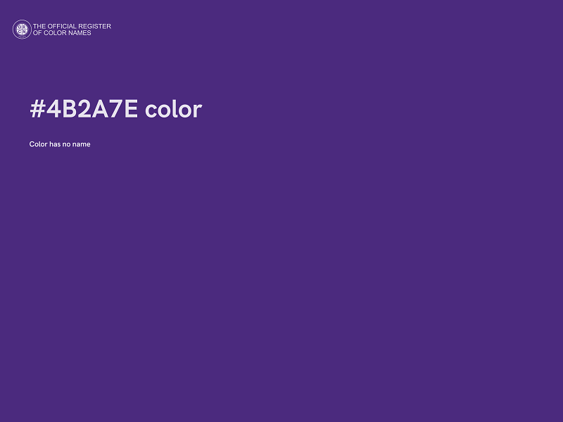 #4B2A7E color image