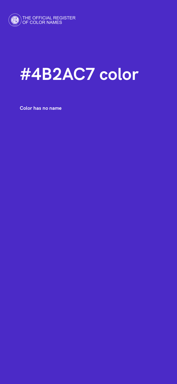 #4B2AC7 color image