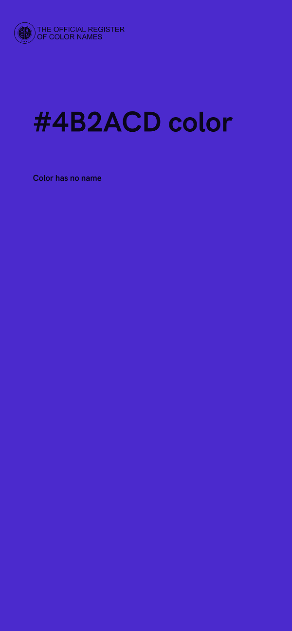 #4B2ACD color image