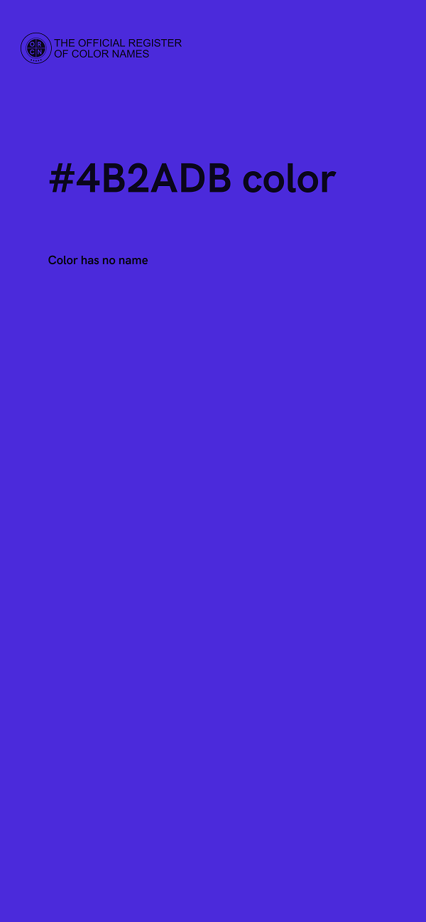 #4B2ADB color image