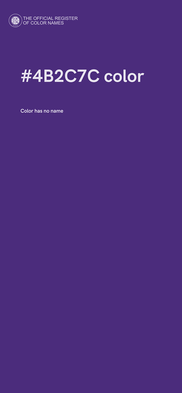 #4B2C7C color image