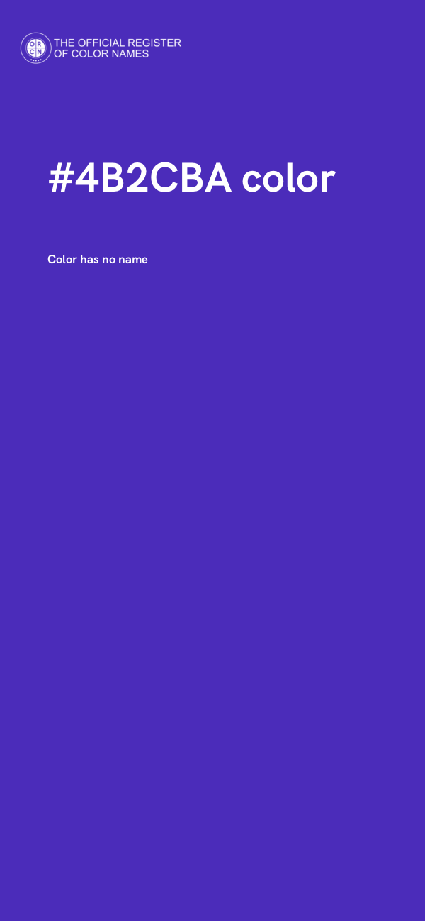 #4B2CBA color image