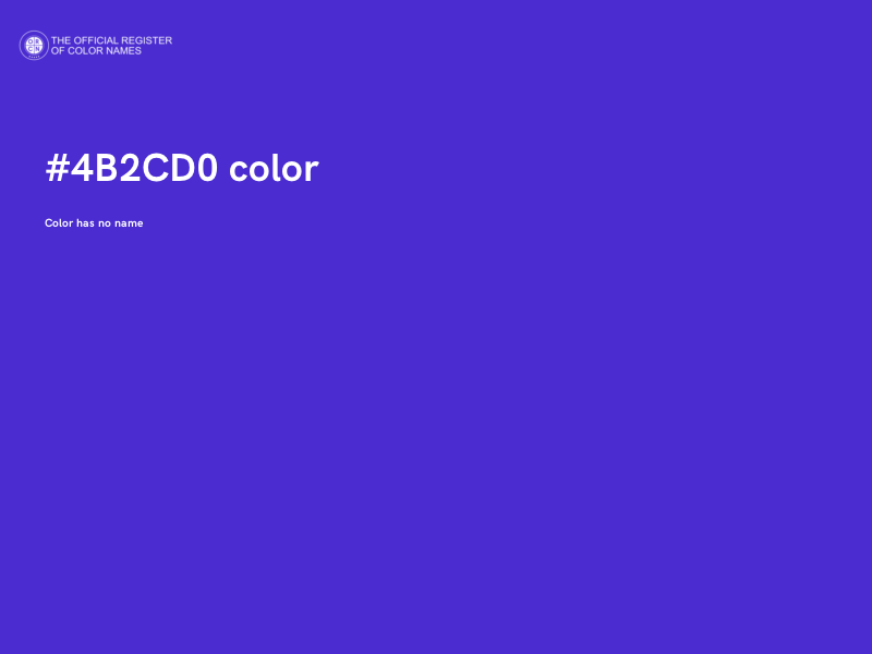 #4B2CD0 color image