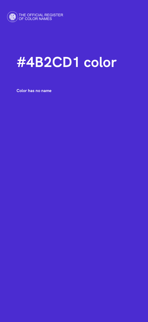 #4B2CD1 color image